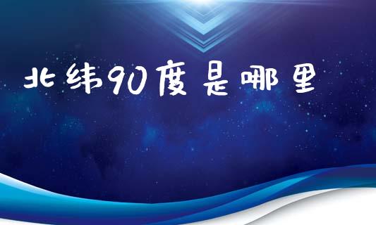 北纬90度是哪里_https://wap.jnlaobingbanjia.com_基金分析_第1张