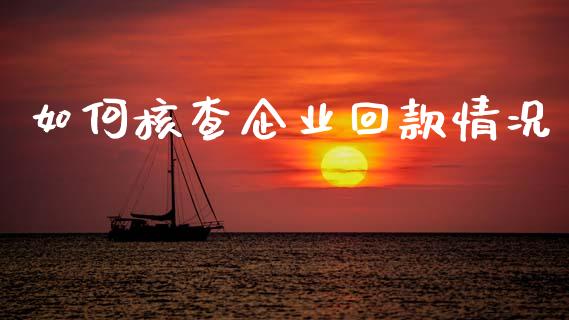 如何核查企业回款情况_https://wap.jnlaobingbanjia.com_财务管理_第1张