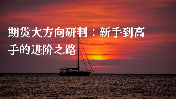 期货大方向研判：新手到高手的进阶之路_https://wap.jnlaobingbanjia.com_金融理财_第1张