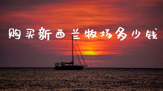 购买新西兰牧场多少钱_https://wap.jnlaobingbanjia.com_财务管理_第1张