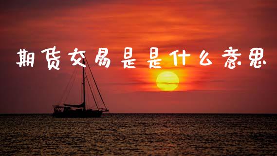 期货交易是是什么意思_财务管理_第1张_财经资讯_股市行情_财务管理_金融理财 期货交易是是什么意思_https://wap.jnlaobingbanjia.com_财务管理_第1张