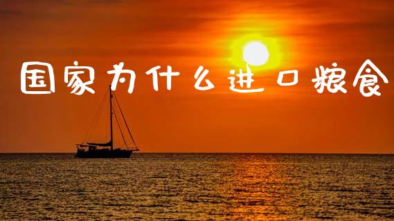 国家为什么进口粮食_https://wap.jnlaobingbanjia.com_财务管理_第1张