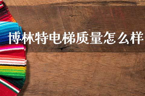博林特电梯质量怎么样_https://wap.jnlaobingbanjia.com_财务管理_第1张