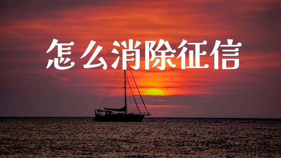 怎么消除征信_https://wap.jnlaobingbanjia.com_财经资讯_第1张