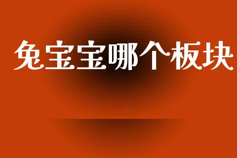 兔宝宝哪个板块_https://wap.jnlaobingbanjia.com_证券公告_第1张