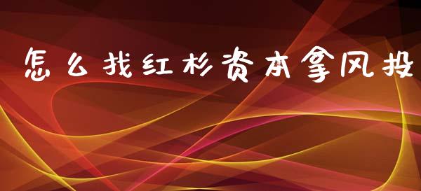 怎么找红杉资本拿风投_https://wap.jnlaobingbanjia.com_基金分析_第1张