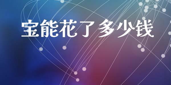 宝能花了多少钱_https://wap.jnlaobingbanjia.com_金融理财_第1张