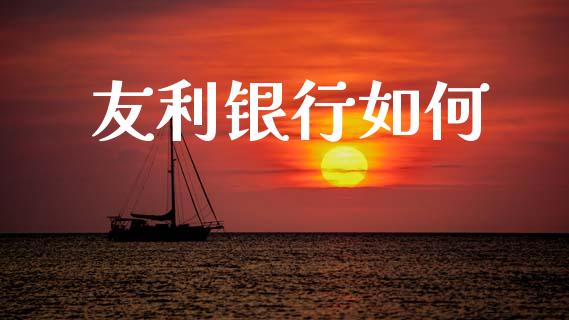 友利银行如何_https://wap.jnlaobingbanjia.com_股市行情_第1张