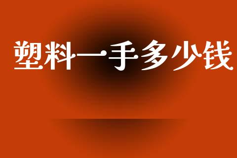 塑料一手多少钱_https://wap.jnlaobingbanjia.com_股市行情_第1张