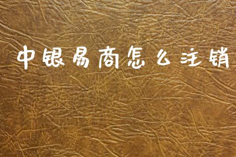 中银易商怎么注销_https://wap.jnlaobingbanjia.com_财经资讯_第1张
