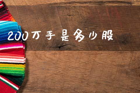 200万手是多少股_https://wap.jnlaobingbanjia.com_股市行情_第1张