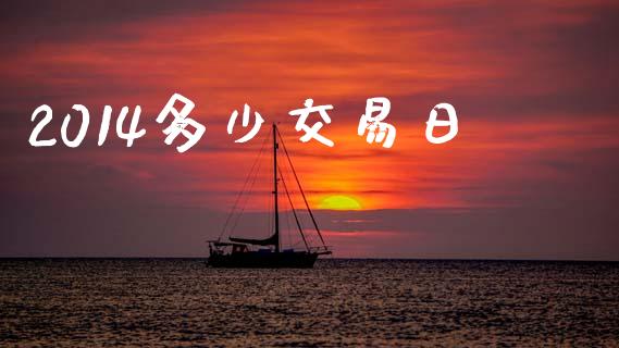 2014多少交易日_https://wap.jnlaobingbanjia.com_财务管理_第1张