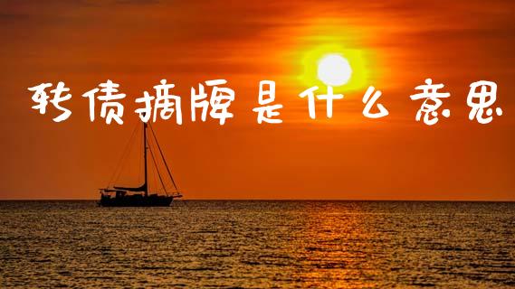 转债摘牌是什么意思_https://wap.jnlaobingbanjia.com_股市行情_第1张