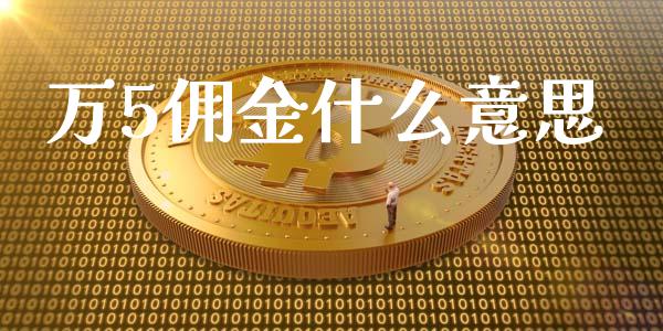 万5佣金什么意思_https://wap.jnlaobingbanjia.com_证券公告_第1张