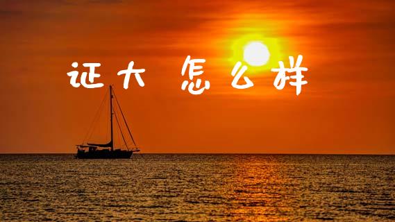 证大 怎么样_https://wap.jnlaobingbanjia.com_金融理财_第1张