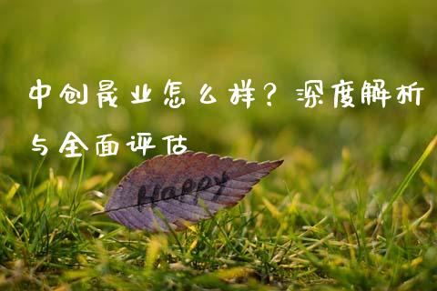 中创晟业怎么样？深度解析与全面评估_https://wap.jnlaobingbanjia.com_基金分析_第1张