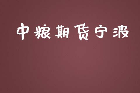中粮期货宁波_https://wap.jnlaobingbanjia.com_财经资讯_第1张
