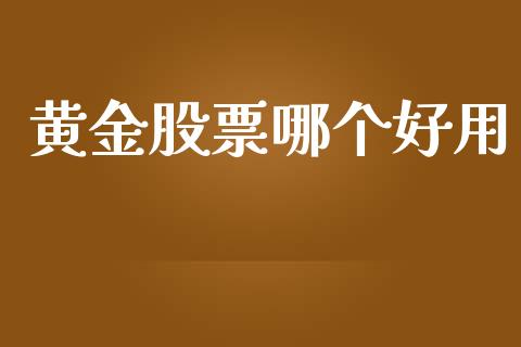 黄金股票哪个好用_https://wap.jnlaobingbanjia.com_股市行情_第1张