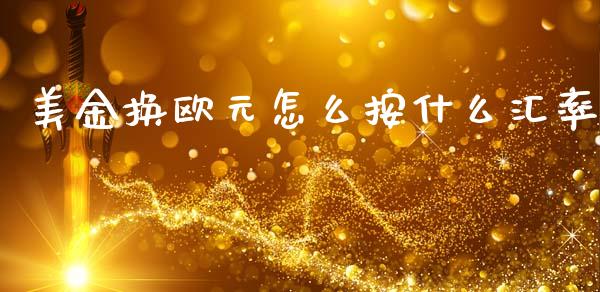 美金换欧元怎么按什么汇率_https://wap.jnlaobingbanjia.com_证券公告_第1张