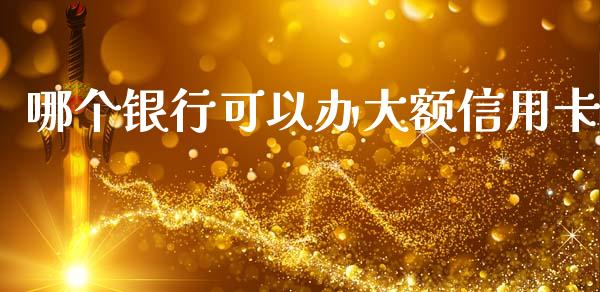 哪个银行可以办大额信用卡_https://wap.jnlaobingbanjia.com_财务管理_第1张