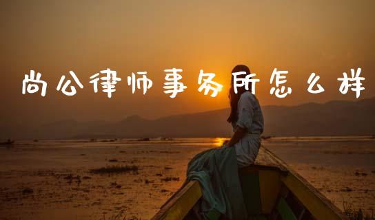 尚公律师事务所怎么样_https://wap.jnlaobingbanjia.com_股市行情_第1张