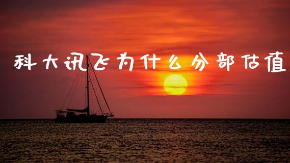 科大讯飞为什么分部估值_https://wap.jnlaobingbanjia.com_财务管理_第1张
