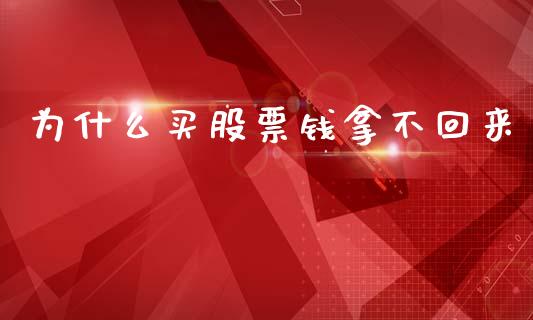 为什么买股票钱拿不回来_https://wap.jnlaobingbanjia.com_证券公告_第1张