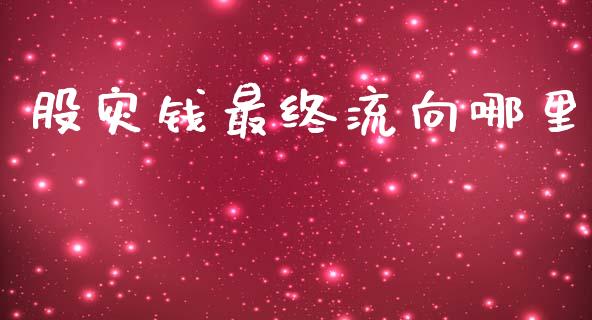 股灾钱最终流向哪里_https://wap.jnlaobingbanjia.com_证券公告_第1张