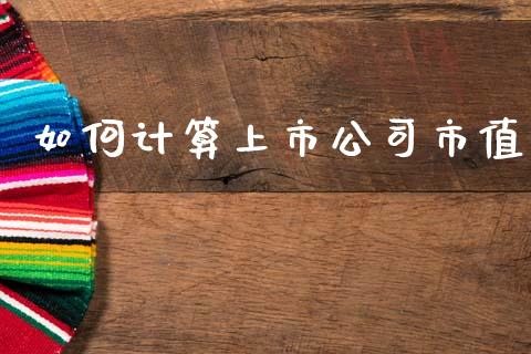 如何计算上市公司市值_https://wap.jnlaobingbanjia.com_财务管理_第1张