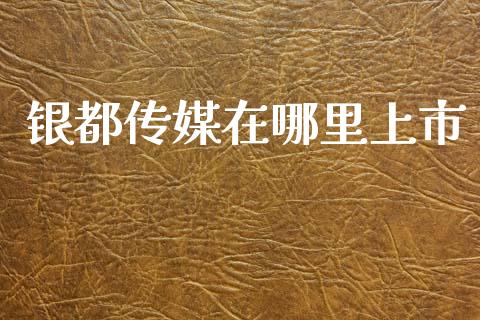 银都传媒在哪里上市_https://wap.jnlaobingbanjia.com_财经资讯_第1张