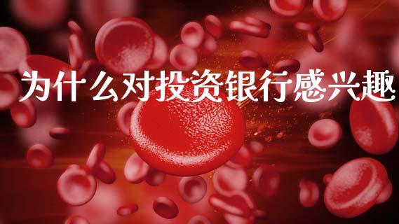 为什么对投资银行感兴趣_https://wap.jnlaobingbanjia.com_财经资讯_第1张