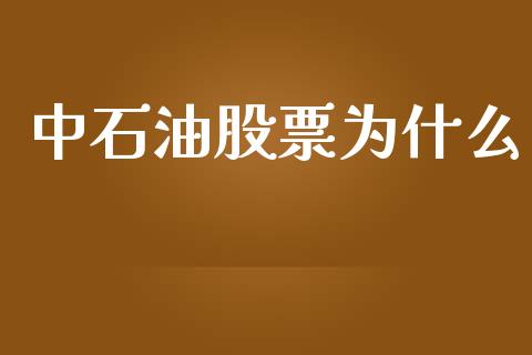 中石油股票为什么_https://wap.jnlaobingbanjia.com_财务管理_第1张