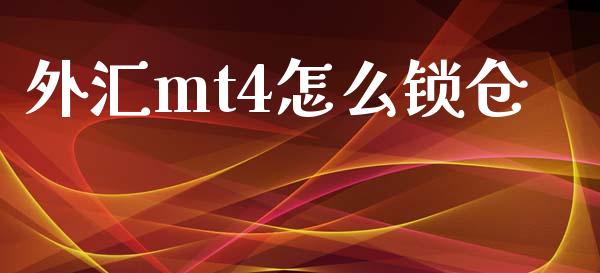 外汇mt4怎么锁仓_https://wap.jnlaobingbanjia.com_财经资讯_第1张
