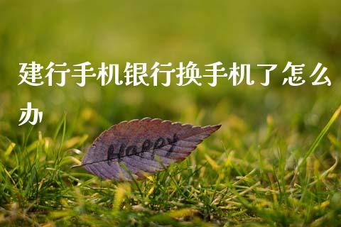 建行手机银行换手机了怎么办_https://wap.jnlaobingbanjia.com_财务管理_第1张