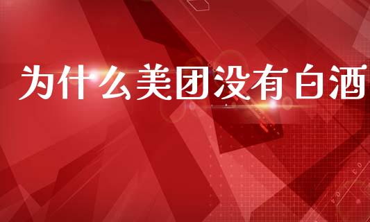 为什么美团没有白酒_https://wap.jnlaobingbanjia.com_财务管理_第1张