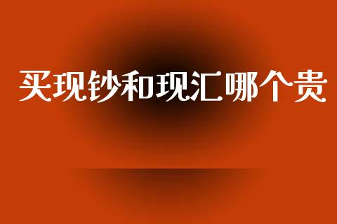 买现钞和现汇哪个贵_https://wap.jnlaobingbanjia.com_财经资讯_第1张