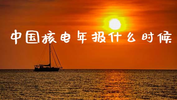中国核电年报什么时候_https://wap.jnlaobingbanjia.com_财务管理_第1张