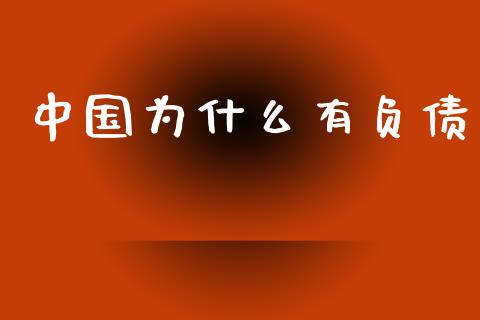 中国为什么有负债_https://wap.jnlaobingbanjia.com_基金分析_第1张