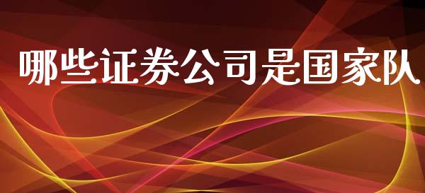哪些证券公司是国家队_https://wap.jnlaobingbanjia.com_证券公告_第1张