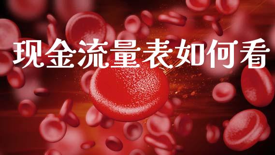 现金流量表如何看_https://wap.jnlaobingbanjia.com_基金分析_第1张