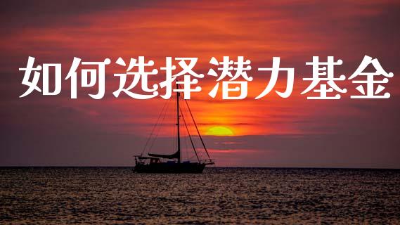 如何选择潜力基金_https://wap.jnlaobingbanjia.com_财经资讯_第1张