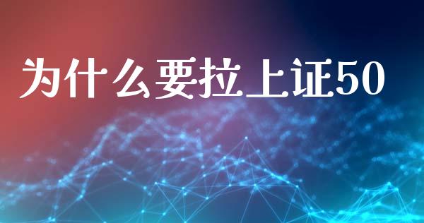 为什么要拉上证50_https://wap.jnlaobingbanjia.com_证券公告_第1张