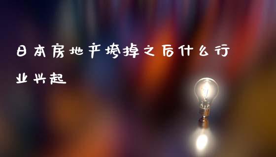 日本房地产垮掉之后什么行业兴起_https://wap.jnlaobingbanjia.com_基金分析_第1张
