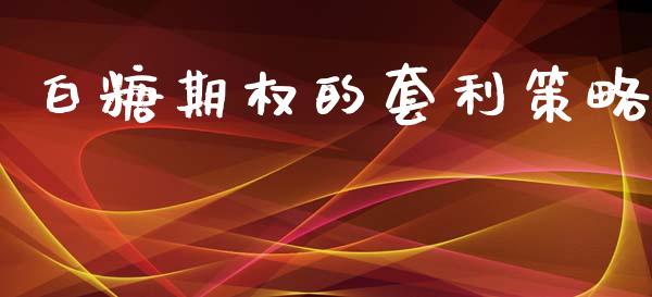 白糖期权的套利策略_https://wap.jnlaobingbanjia.com_财务管理_第1张