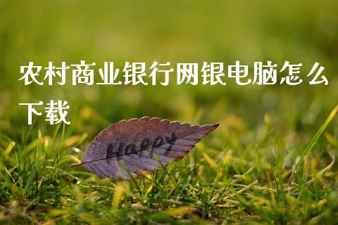 农村商业银行网银电脑怎么下载_https://wap.jnlaobingbanjia.com_财经资讯_第1张