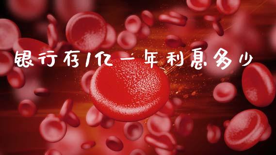 银行存1亿一年利息多少_https://wap.jnlaobingbanjia.com_金融理财_第1张