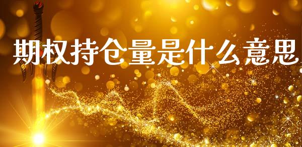 期权持仓量是什么意思_https://wap.jnlaobingbanjia.com_股市行情_第1张