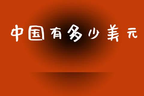 中国有多少美元_https://wap.jnlaobingbanjia.com_财经资讯_第1张