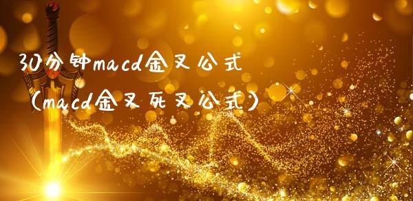 30分钟macd金叉公式（macd金叉死叉公式）_https://wap.jnlaobingbanjia.com_财经资讯_第1张