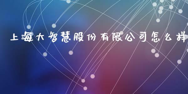 上海大智慧股份有限公司怎么样_https://wap.jnlaobingbanjia.com_财务管理_第1张